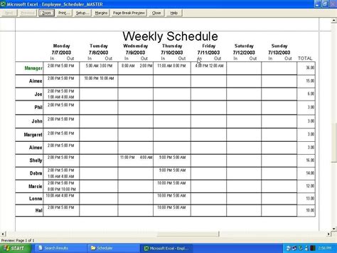 Effective Printable Timesheet With Running Calendar | Get Your Calendar Printable