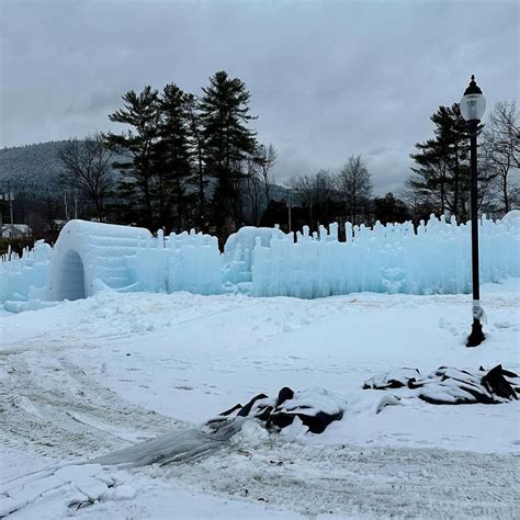 Mild weather melting magical Lake George Ice Castles, causing delay in opening date ...