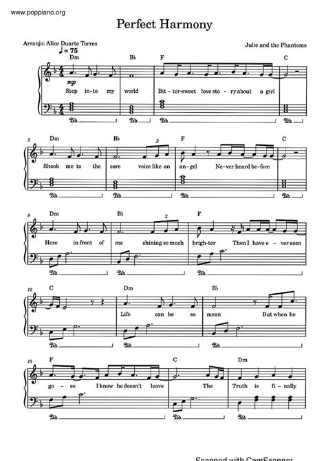 Julie And The Phantoms-Perfect Harmony Sheet Music pdf, - Free Score Download ★