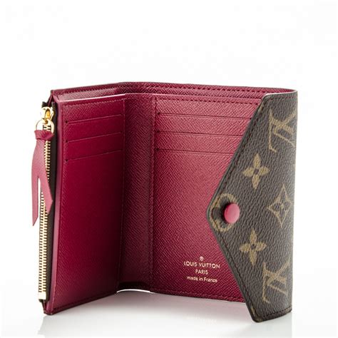 LOUIS VUITTON Monogram Victorine Wallet Fuchsia 178796