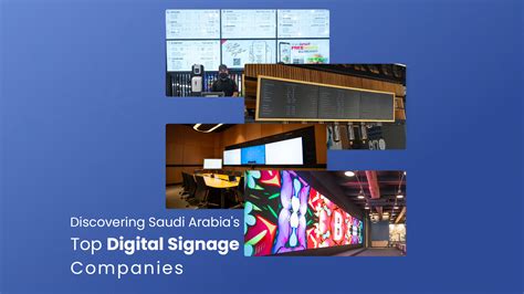 Spotlight On Excellence: Discovering Saudi Arabia's Top Digital Signage ...