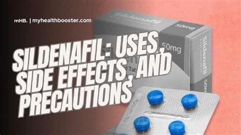 Sildenafil: Uses, Side Effects, and Precautions – MyHealthBooster