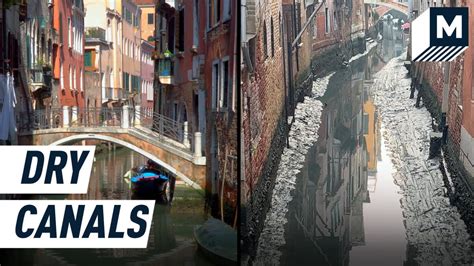 Venice's canals empty out as Italy braces for drought | Mashable