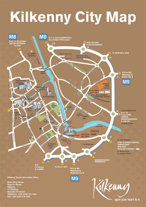 Kilkenny City Maps, Kilkenny County Maps, Walking and Cycle Trails in Kilkenny County