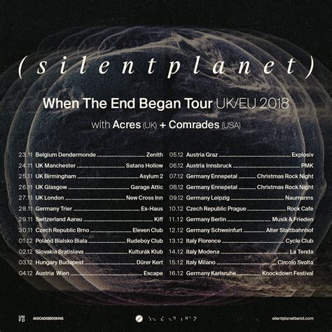 Silent Planet announce UK and European tour - ALTCORNER.com