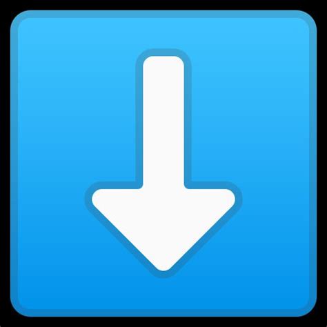 Down Arrow Emoji (Copy & Paste) | Emojivilla