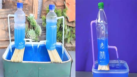 Diy - Non stop water pump without electricity using waste plastic bottle at home - YouTube