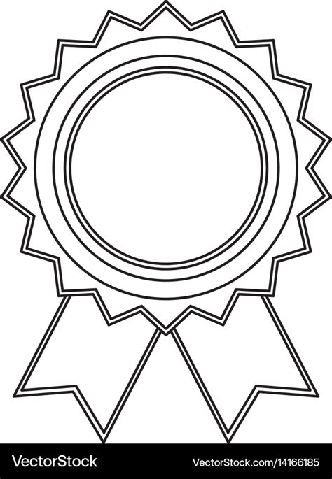 Award ribbon blank Royalty Free Vector Image - VectorStock