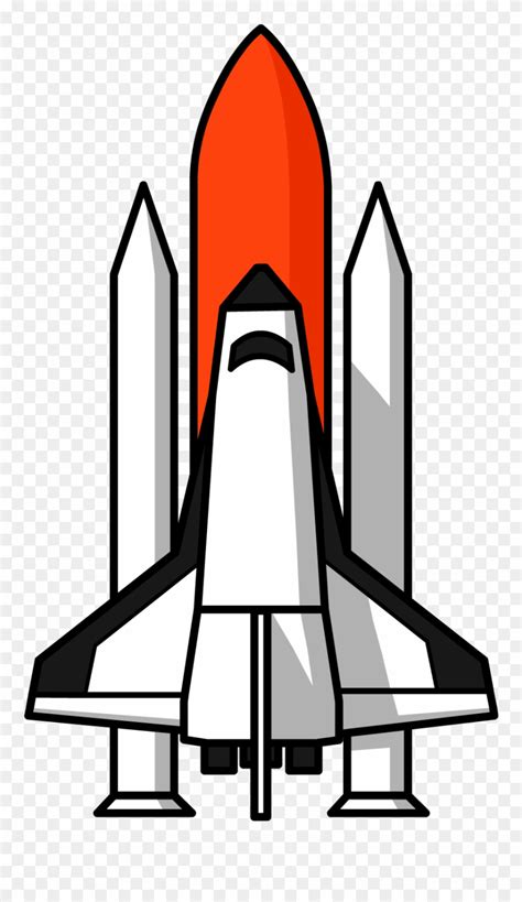 Nasa Spaceship Png - Cohete Challenger Clipart (#199673) - PinClipart