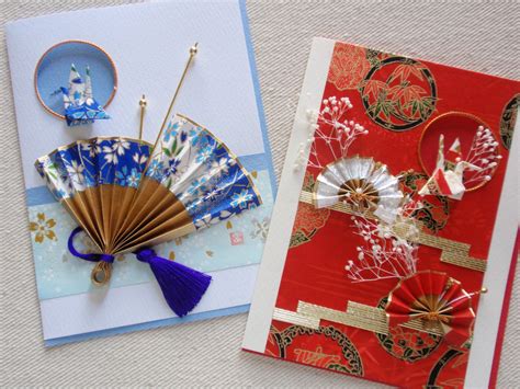 Washi paper cards | Asian cards, Paper cards, Cards handmade