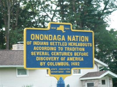 Onondaga Nation - New York Historical Markers on Waymarking.com