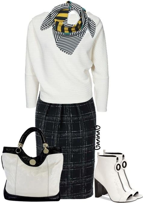 Black and White For Office Attire | Casual office attire, Outfits ...