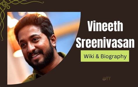 Vineeth Sreenivasan Wiki, Biography, Age, Wife, Family, Education ...