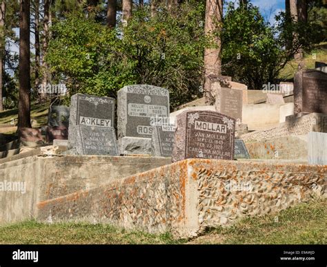 Mount Moriah Cemetery in Deadwood, South Dakota, USA Stock Photo: 74613013 - Alamy