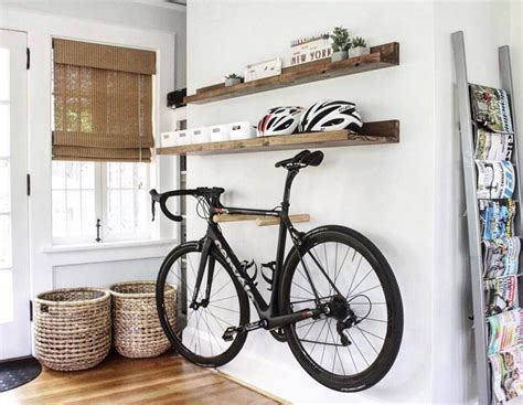 Bike Wall Bracket Storage Hanging Hook For Bicycle Black 2ps