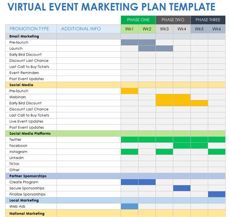 Free Event Marketing Templates | Smartsheet