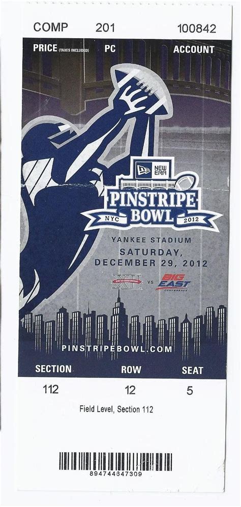 Pin by Everything Collectibles on College Football Bowl Game Tickets and Programs | College bowl ...