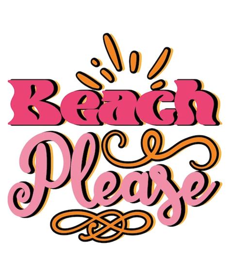 Premium Vector | Beach please