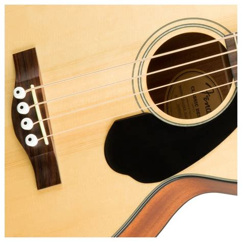 Fender CB-60SCE Electro Acoustic Bass, Natural - Nearly New at Gear4music