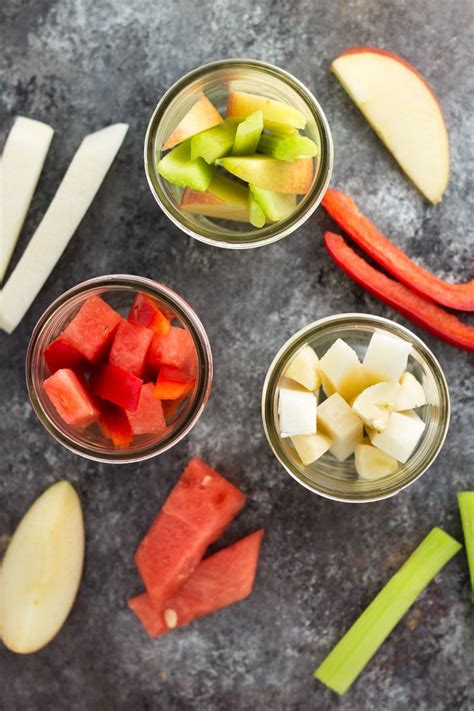 Fresh Fruit and Veggie Snack Pack Ideas