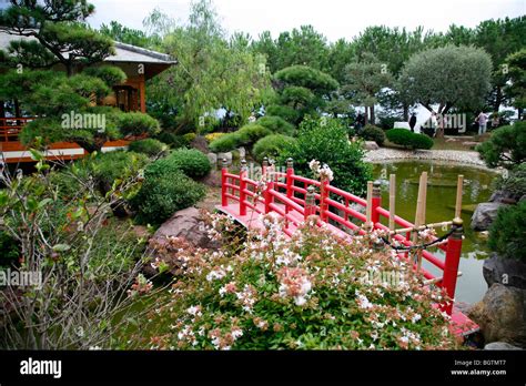 Jardin Japonais, the Japanese Gardens in Monte Carlo, Monaco Stock ...