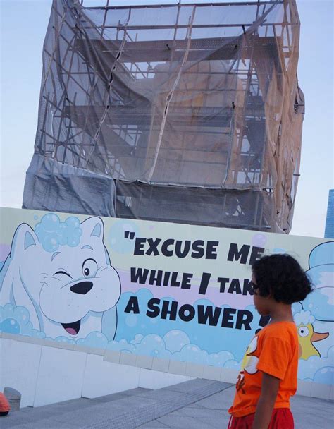 Merlion Statue To Undergo Repair Works, Will Be Covered In Scaffolding ...