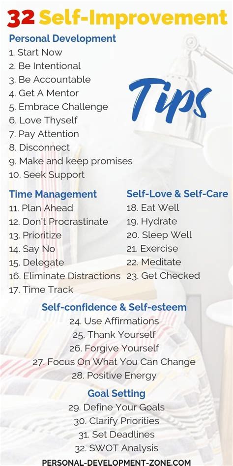 32 Self Improvement Tips to Skyrocket Your Success | Self improvement ...