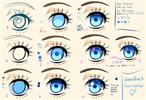 Pin by Sanaa on Paint / Render | How to draw anime eyes, Eye drawing ...