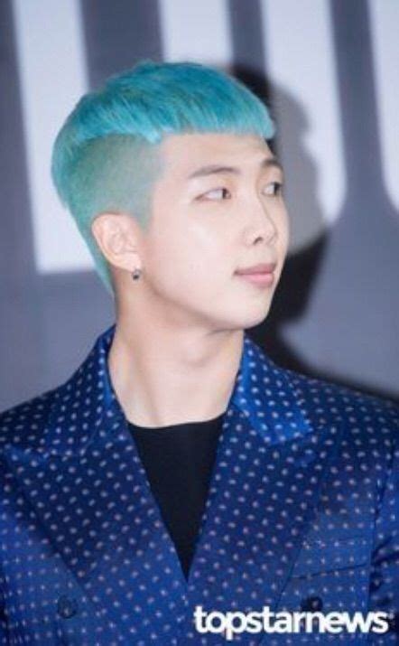 Namjoon With Blue Hair ️ | ARMY's Amino