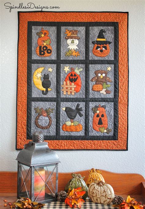 Happy Halloween, Halloween Quilted Wall Hanging, Halloween Quilt ...