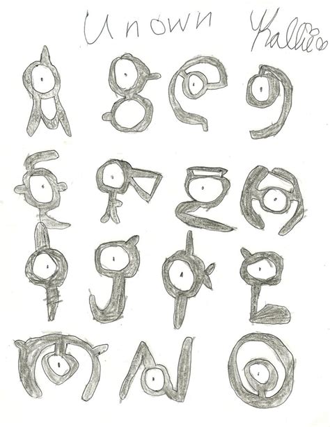 Unknown Alphabet by Pika-Power99 on DeviantArt