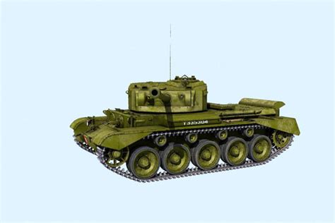 british comet tank 3d model