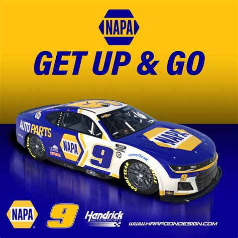 2023 Chase Elliott Napa Chevy Camaro | Chase elliott nascar, Chase ...