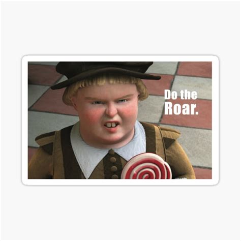 "Shrek Do the Roar" Sticker for Sale by Jennifer Grismer | Redbubble