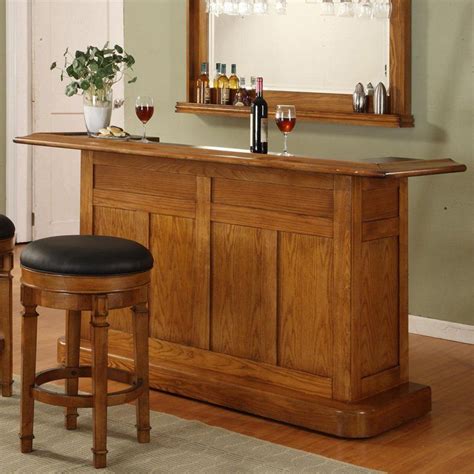 Have to have it. Nova Oak Bar $1379.99 | Small bars for home, Home bar furniture, Home bar cabinet