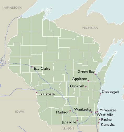 Map Of Wisconsin Zip Code Map - London Top Attractions Map