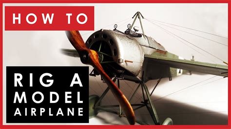 How to rig a model airplane - easy rigging for scale WW1 aircraft - YouTube