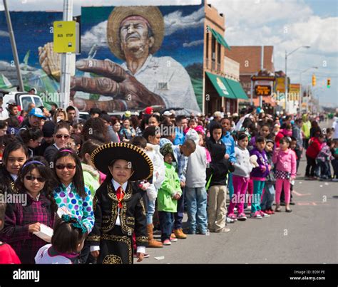 Detroit, Michigan - The annual Cinco de Mayo parade in the Stock Photo, Royalty Free Image ...