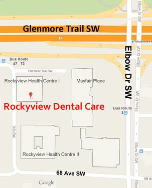 rockyview general hospital map