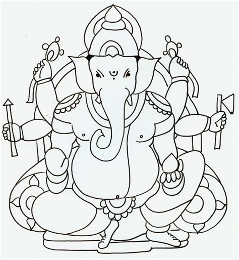 Lord Ganesha Drawing at GetDrawings | Free download