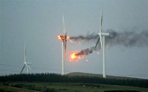 Wind turbine fires 'ten times more common than thought', experts warn