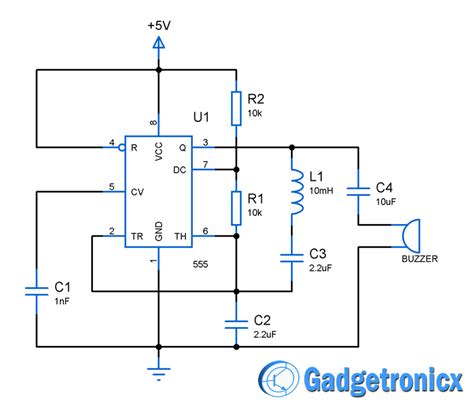 Metal Detector Circuit Diagram Using Microcontroller