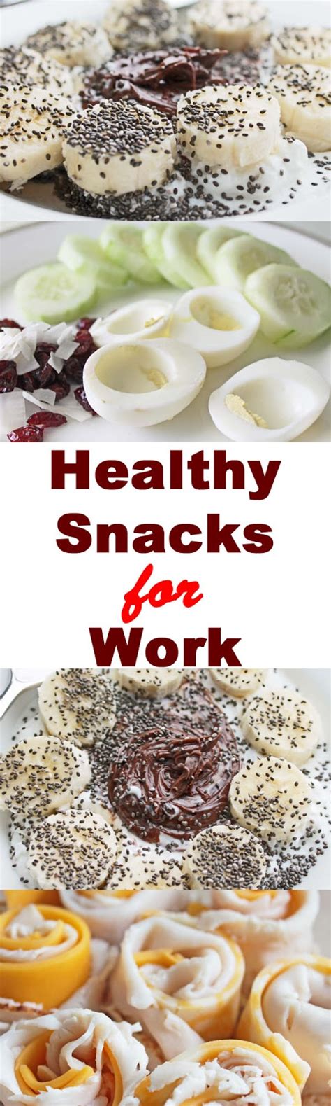 Healthy Snacks for Work (Daily Recommendations 13) | Healthy Snacks for Work | Easy to Make ...