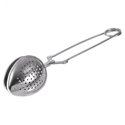 Ball Shape Tea Infuser Strainer Stainless Steel Handle Tea Ball Infuser Kitchen Coffee Herb ...