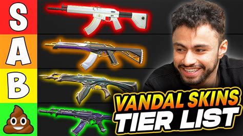 The Most OVERRATED Vandal Skins | Valorant Skin Tier List | OpTic Dashy - YouTube