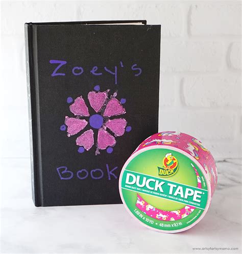 Duck Tape Book Cover | artsy-fartsy mama