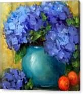 Kitchen Nook Blue Hydrangeas Painting by Nancy Medina - Fine Art America