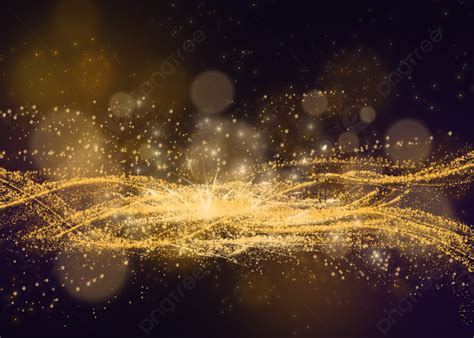 Golden Light Effect Particles Background, Wallpaper, Golden, Light Effect Background Image And ...