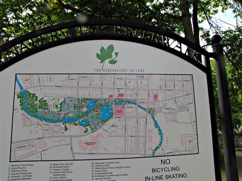 A map of the riverwalk & downtown Naperville | Debbie Stromquist | Flickr