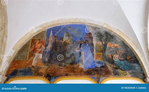 Frescoes with Scenes from the Life of St. Francis of Assisi Editorial Stock Photo - Image of ...